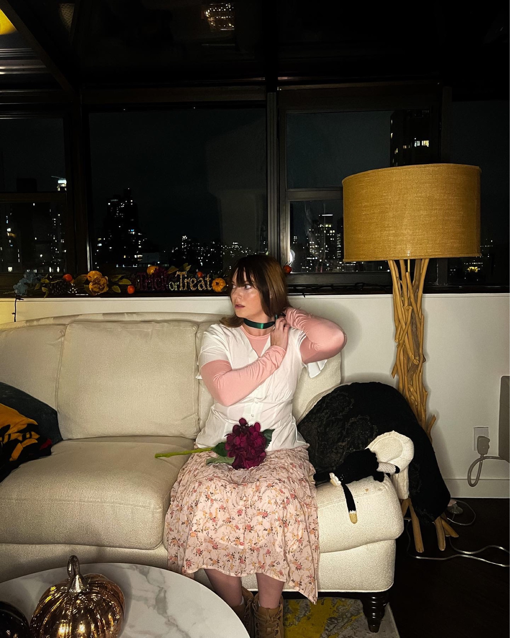 The girl with the green ribbon 

#LTKSeasonal #LTKfindsunder50