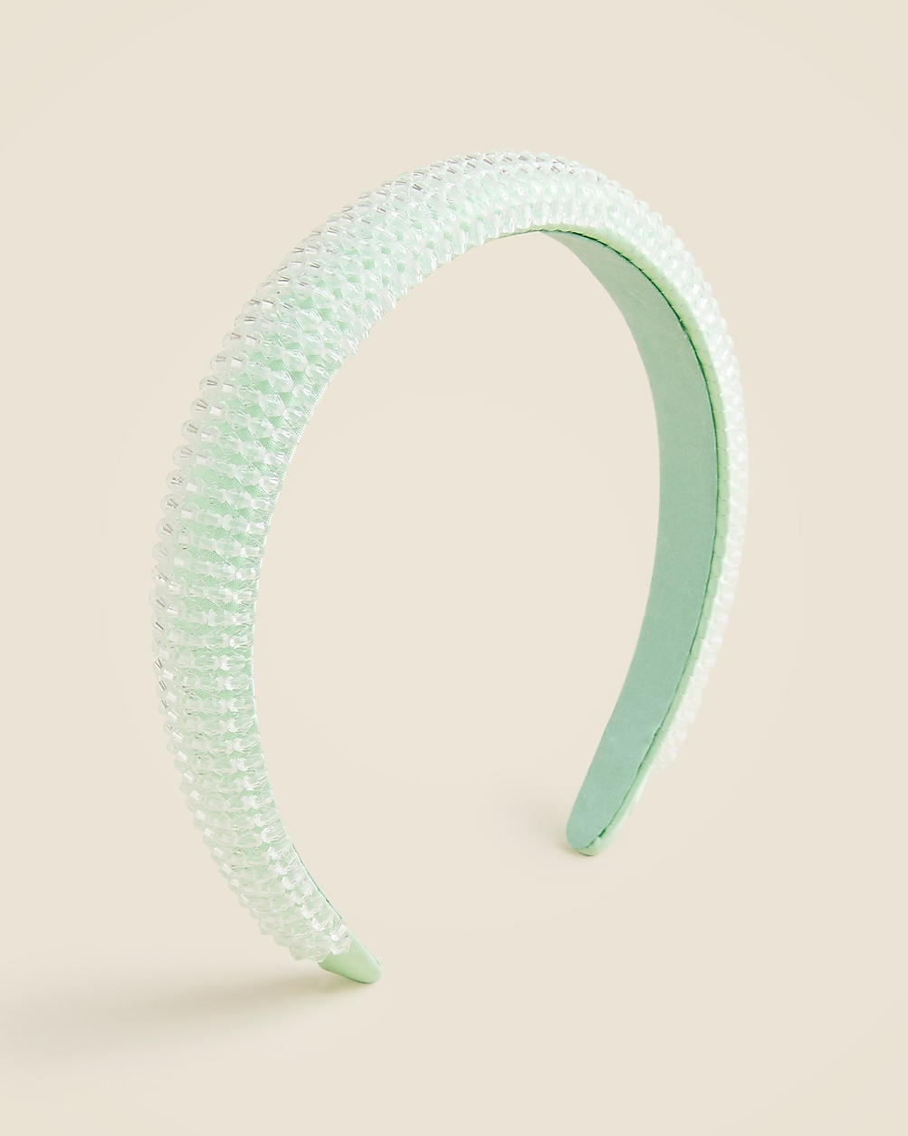 Girls' beaded padded headband | J. Crew US