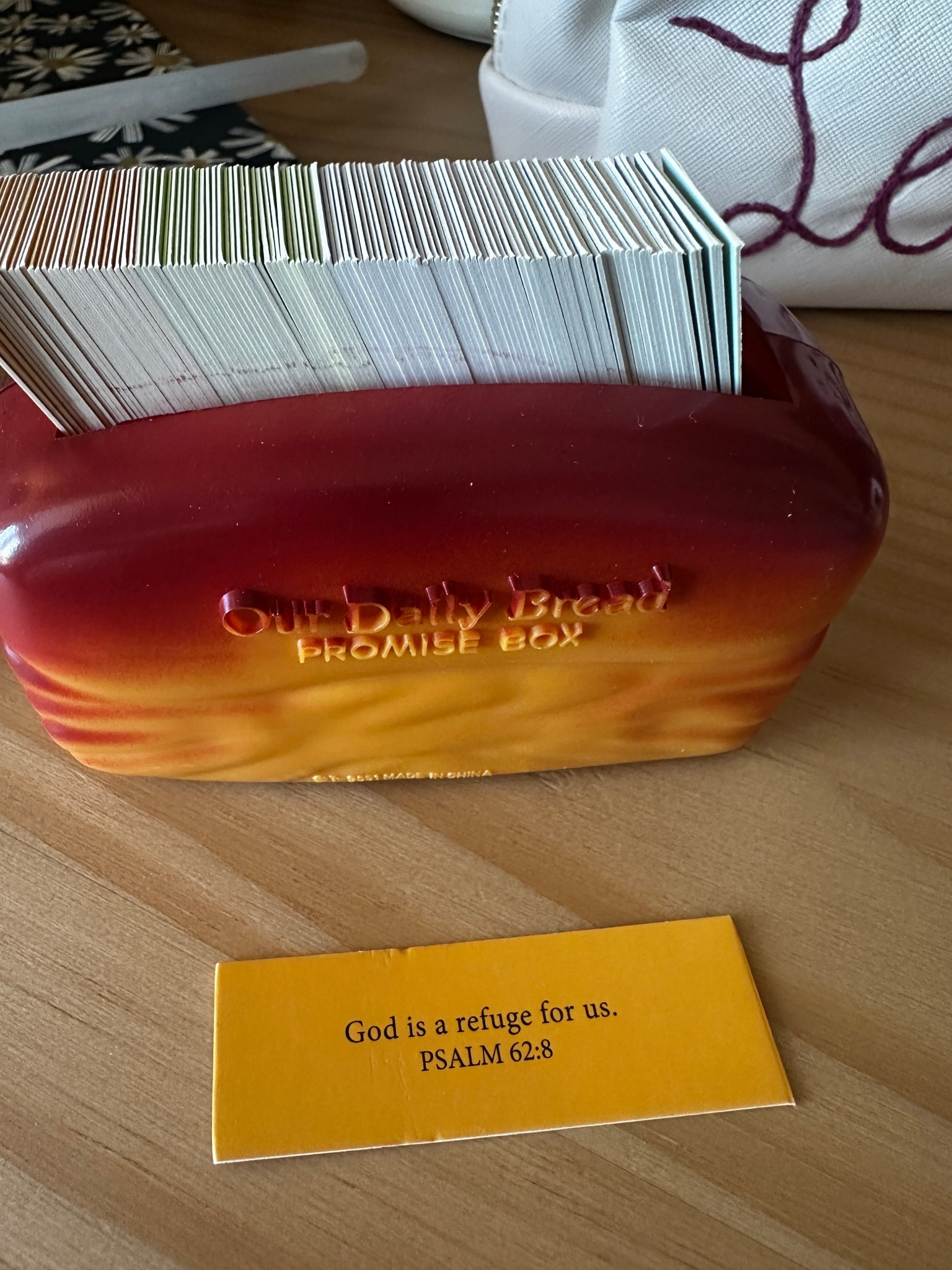 Love this old-school way of feeding myself the word daily!