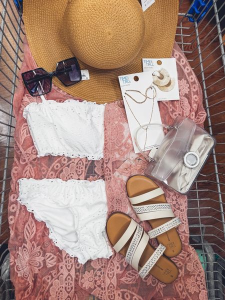 Loving how versatile this cute white 2pcs bikini set is!  So perfect for a vaction piece, dressed up, down, or under a beach cover-up.  Styled for y'all here! #walmartpartner #walmartfashion @walmart


#LTKtravel #LTKswim #LTKsalealert