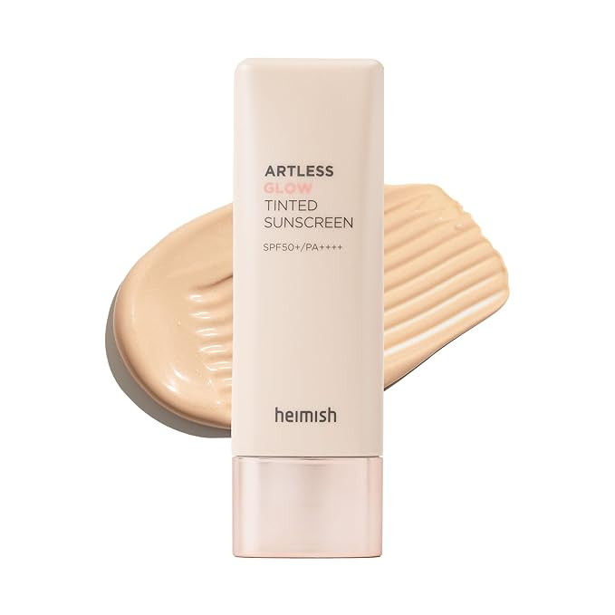 HEIMISH Artless Glow Tinted Sunscreen 1.35fl.oz/40ml, Multipurpose Makeup Base, Primer, Highlight... | Amazon (US)
