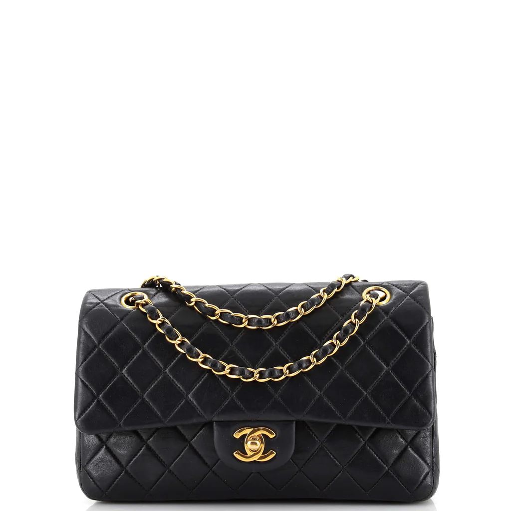 Vintage Classic Double Flap Bag Quilted Lambskin Small | Rebag