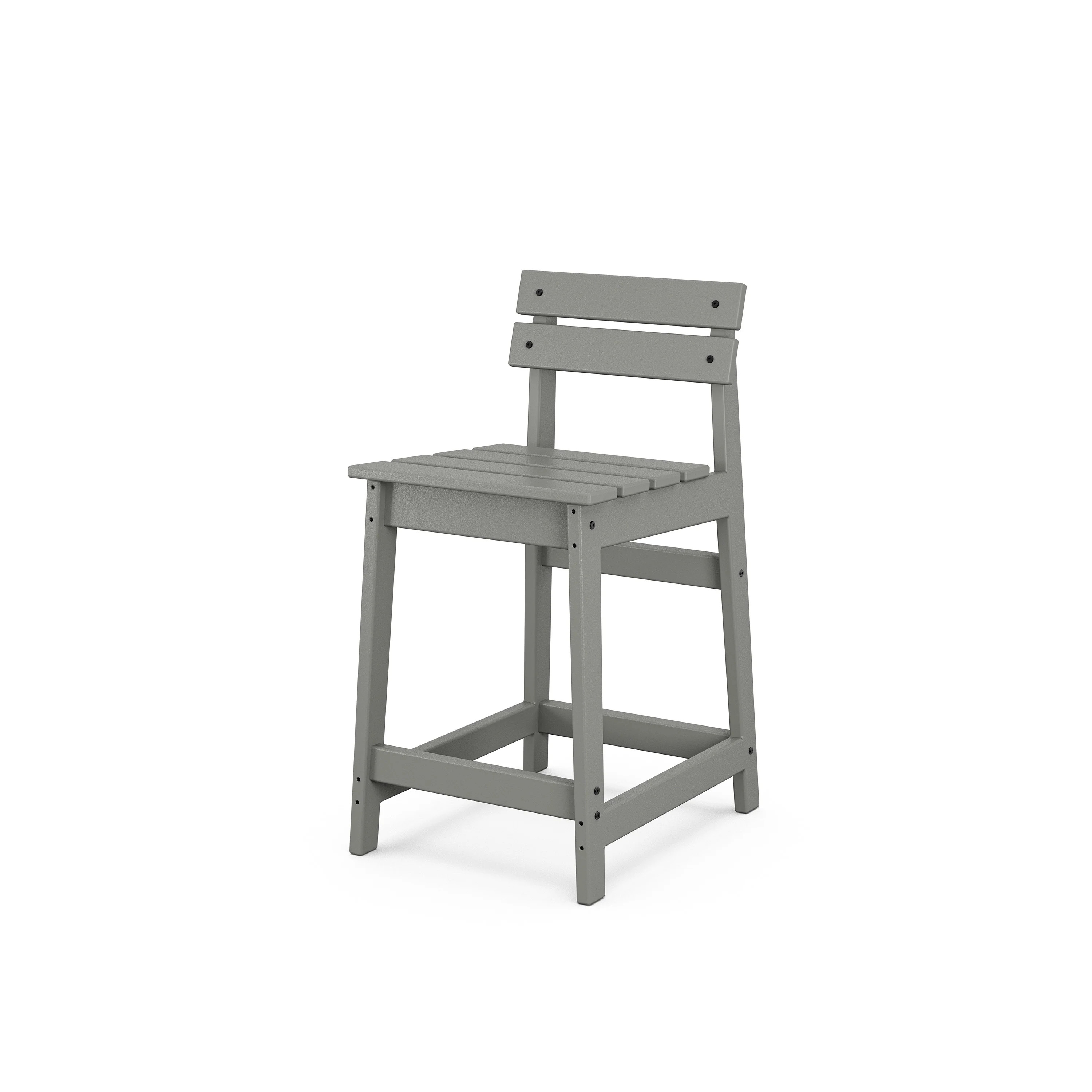 Modern Studio Plaza Lowback Counter Chair | POLYWOOD