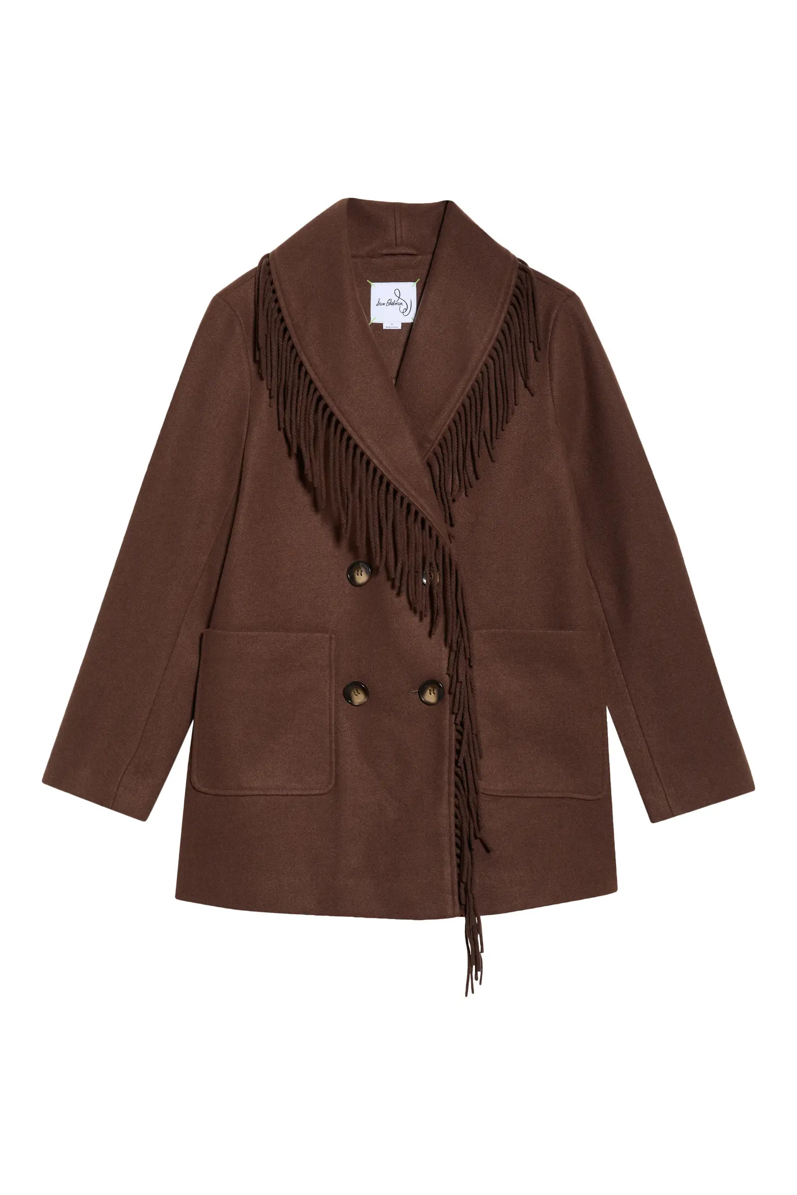 Fringe Shawl Collar Coat (Women) | Nordstrom | Nordstrom