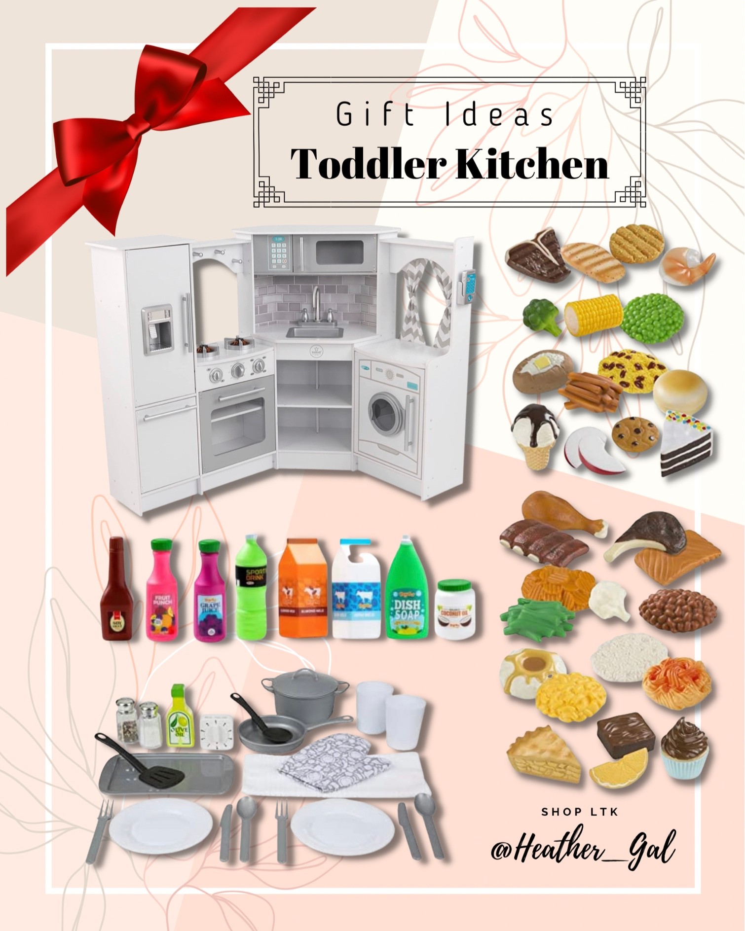 Holiday Gift Ideas, toddler kitchen, kids kitchen, kids gift ideas, kids play food, Melissa & Doug, target finds, target kids, kids kitchen set, kids kitchen utensils, toddler kitchen set, neutral kids kitchen, aesthetic kids toys, gray and white playroom, kids play pots and pans, neutral kids toys

#LTKkids #LTKHoliday #LTKfamily