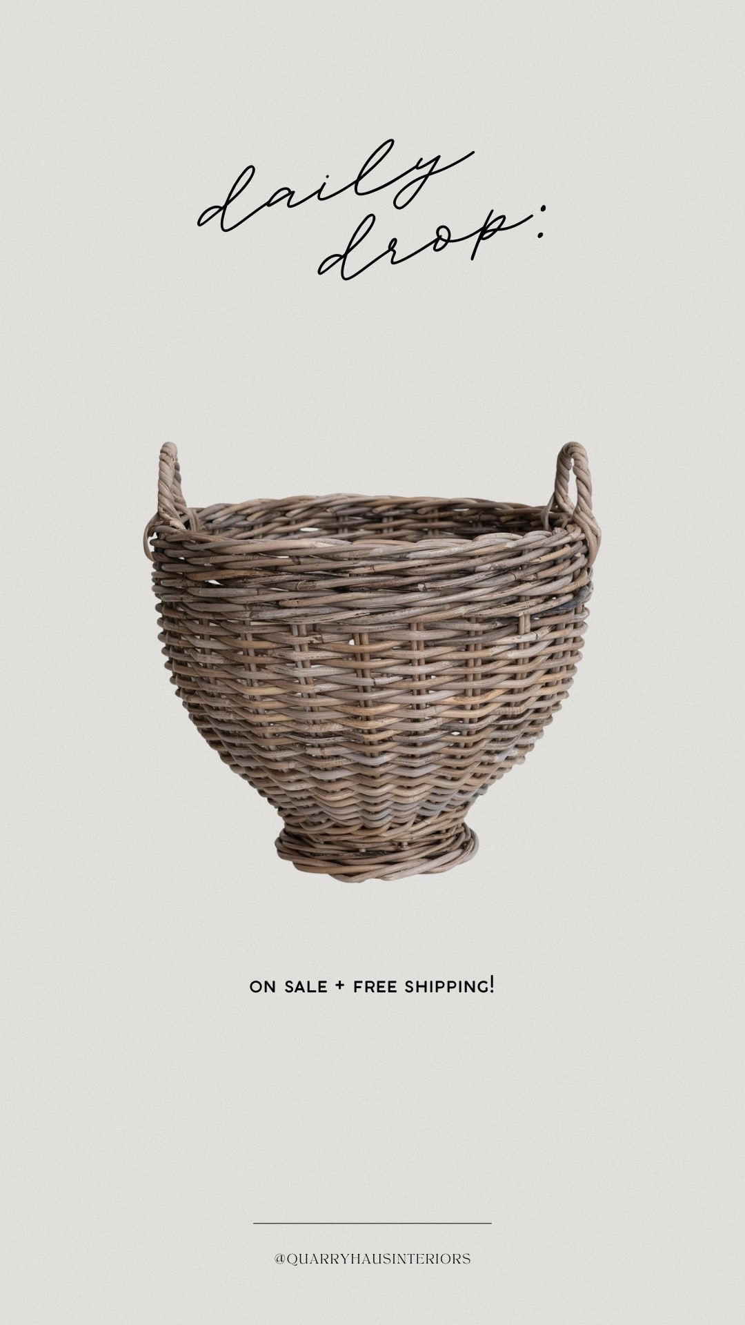 This basket looks like something you’d find at an antique market, but it’s actually from Amazon 🙊

#LTKFindsUnder100 #LTKHome