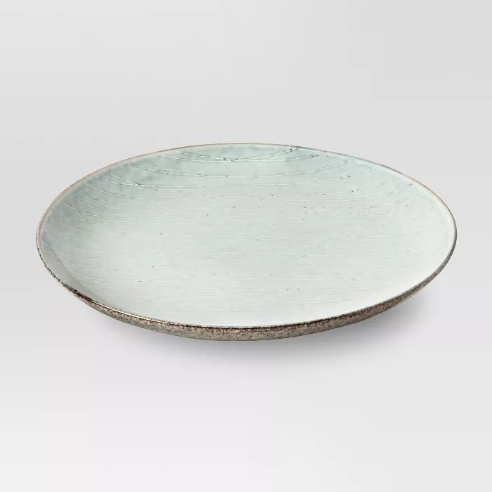 11" Solene Stoneware Dinner Plate Gray/White - Project 62&#8482; | Target