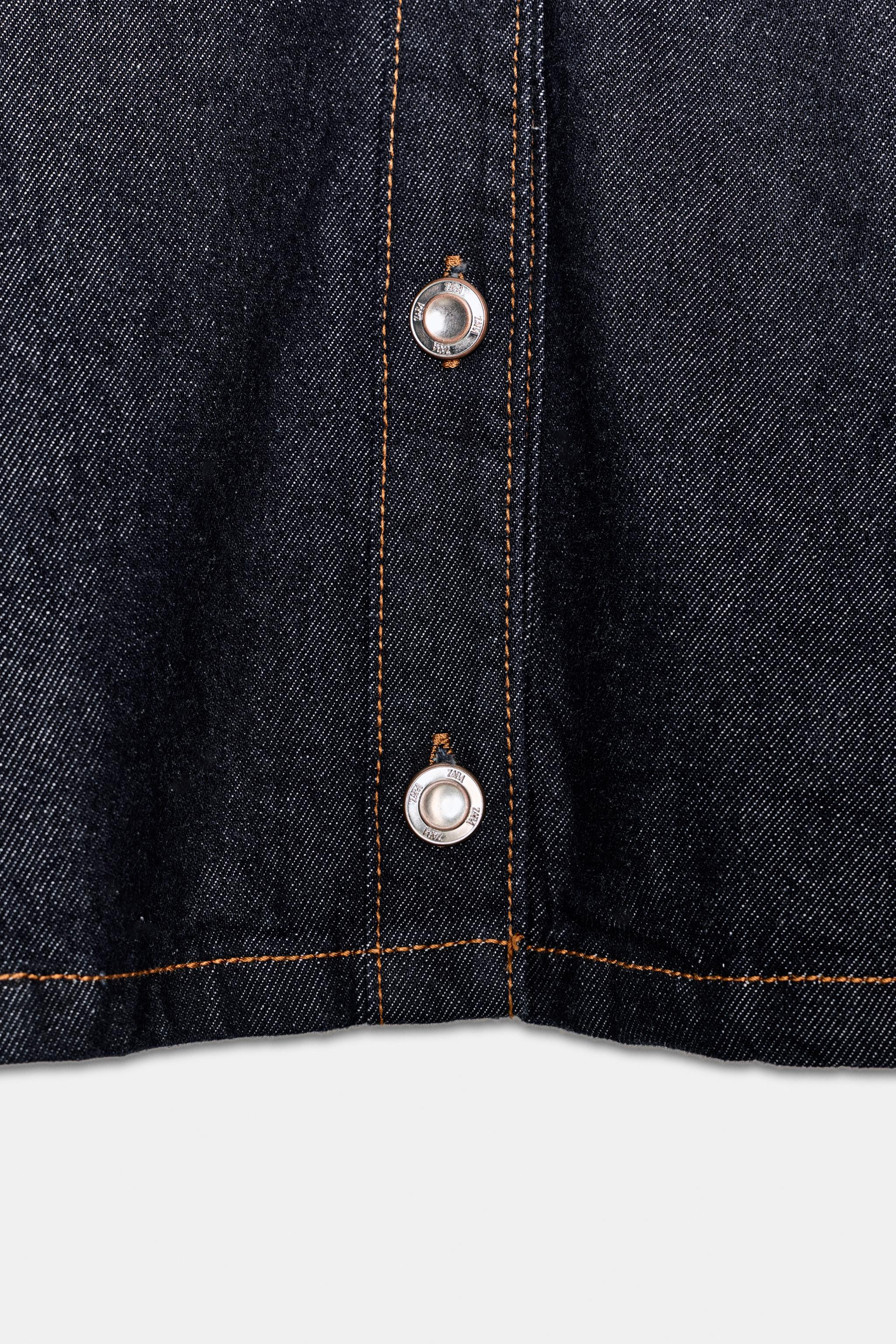 Z1975 DENIM SHIRT WITH FLAPS | Zara UK