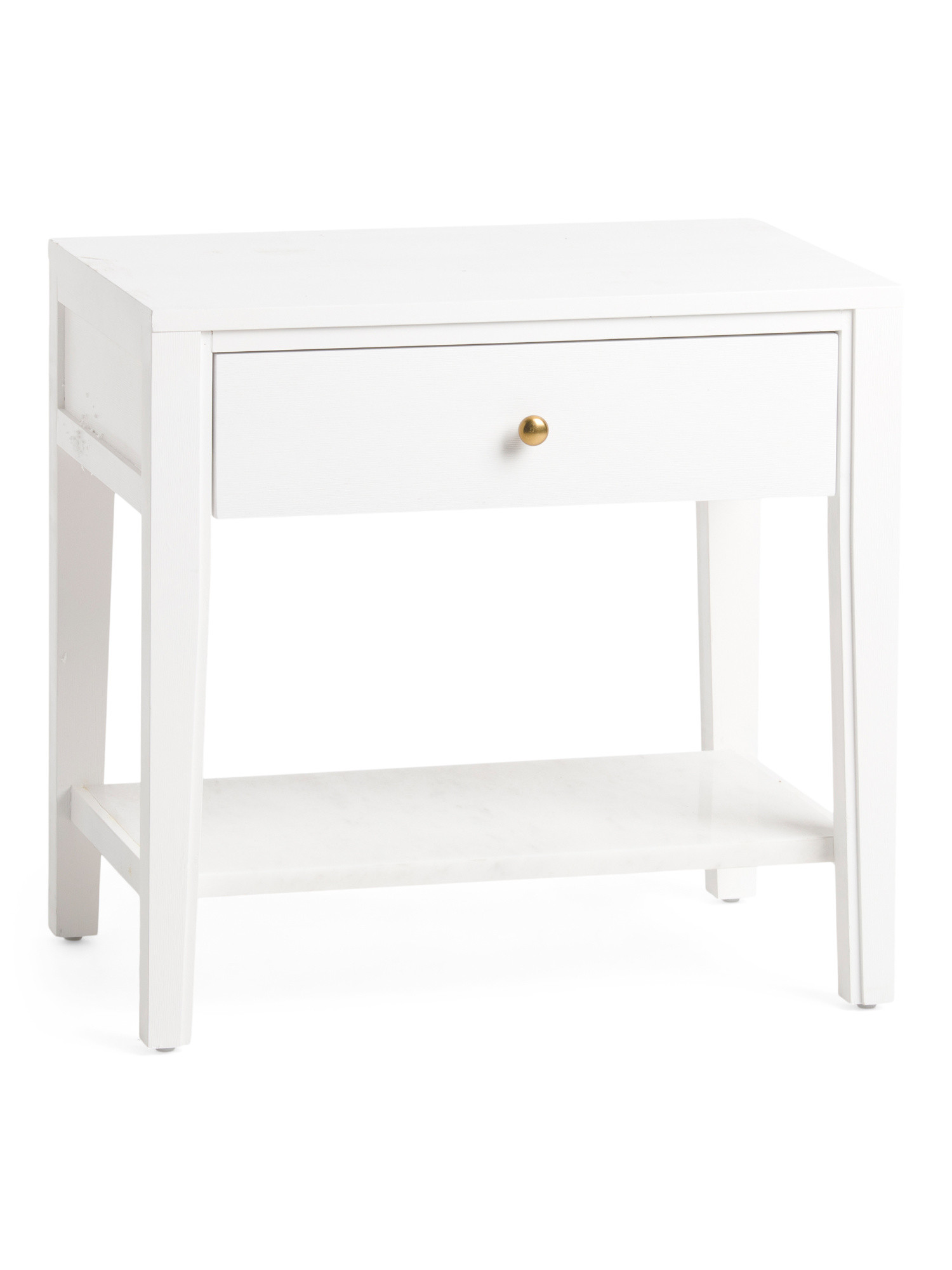 Side Table With Marble Shelf | Furniture & Lighting | Marshalls | Marshalls