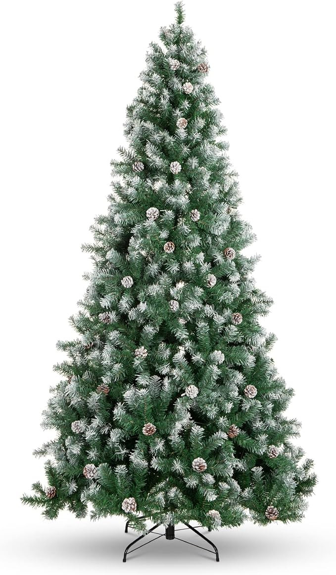 Best Choice Products 6ft Pre-Decorated Holiday Christmas Tree for Home, Office, Party Decoration ... | Amazon (US)