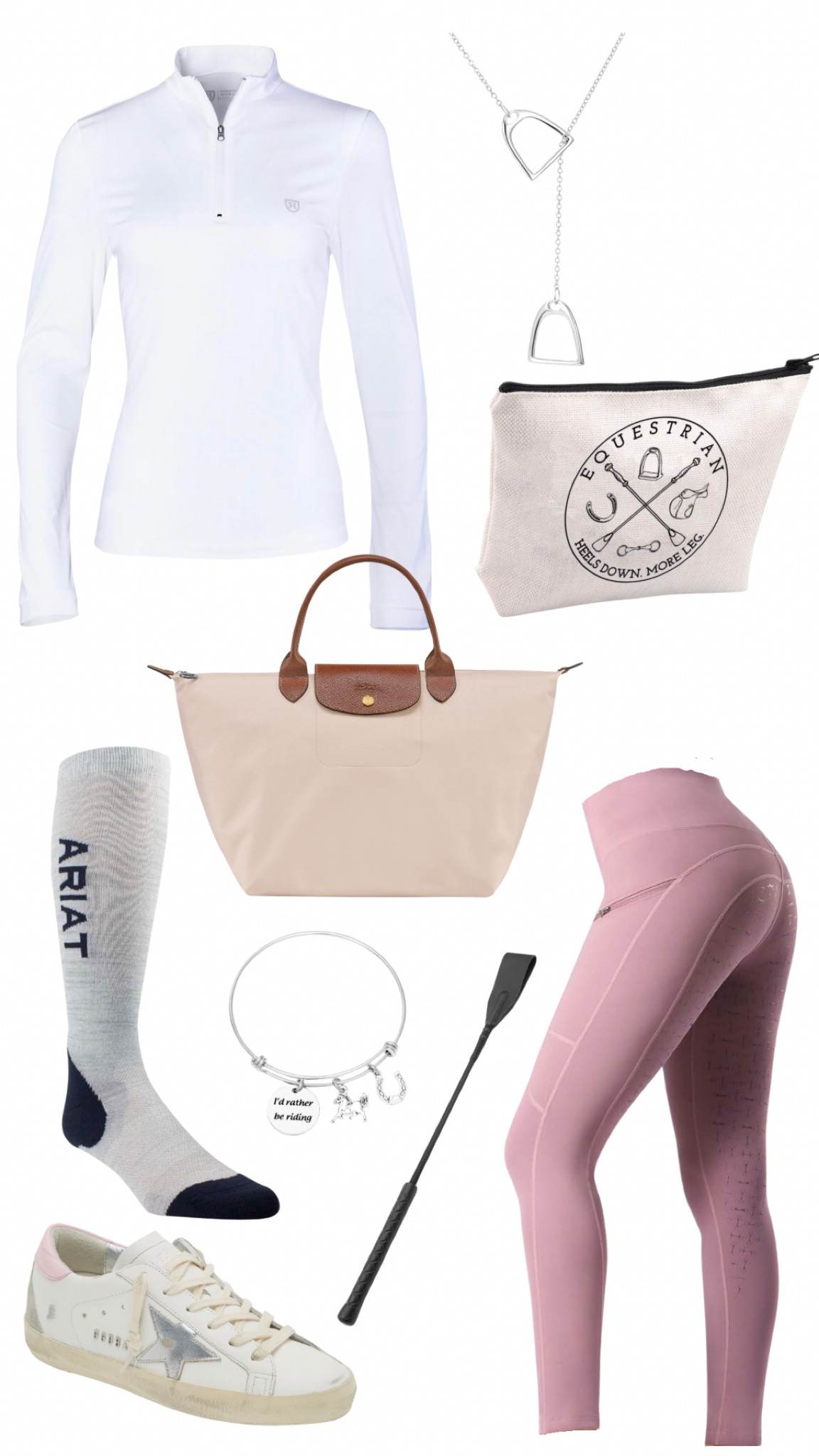 Bringing you another stylish yet affordable equestrian fit for a sunny spring day of riding! 🐎💕 

#LTKSeasonal #LTKfindsunder50 #LTKfitness