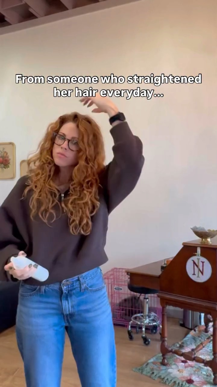 I spent too many years of my life ironing away something that made me ME. I want you to have a different experience without the years and years of troubleshooting I endured. 

I used to spend excruciatingly long hours in my bathroom with a flat iron after wrestling with a frizzy mess wanting to scream.

Yeah… it’s a universal experience when you have curly hair.

The tears when it just never feels like it looks right is normal.

The sinking feeling when you catch yourself in a reflection mid-day and realize it’s not exactly straight anymore and has taken on a weird shape is normal.

Looking at someone else’s hair filled with envy because you’ll NEVER be able to get your hair to look like that for more than an hour.

It’s torture. It really is.

It wasn’t until I realized I was actually the one torturing myself that it sunk in… my natural hair needs to be treated differently to look good.

When I finally found a routine that highlighted my curls instead of hiding them, my entire world opened up (literally, because my every thought stopped being about my hair).

There were no more tears because having a “bad hair day” only happened once in a while (and weren’t NEARLY as bad)

When I caught myself in a reflection, I’d actually be shocked at how well the shape and volume held and suits my face naturally.

Believe it or not, I was the one who was receiving compliments from others because “their hair could never look like that”.

All I wanted was to be someone else. Someone who had straight, boring hair and fit in with what was “in”.

I wish I could go back and tell her that her curly hair was beautiful…

That when you embrace your natural beauty, you may not look trendy, but you take on a timeless beauty others can only dream of.
.
.
.
#loveyourlocks
#naturalcurls
#curlyhairlove
#curltransformation
#lovingyourhair