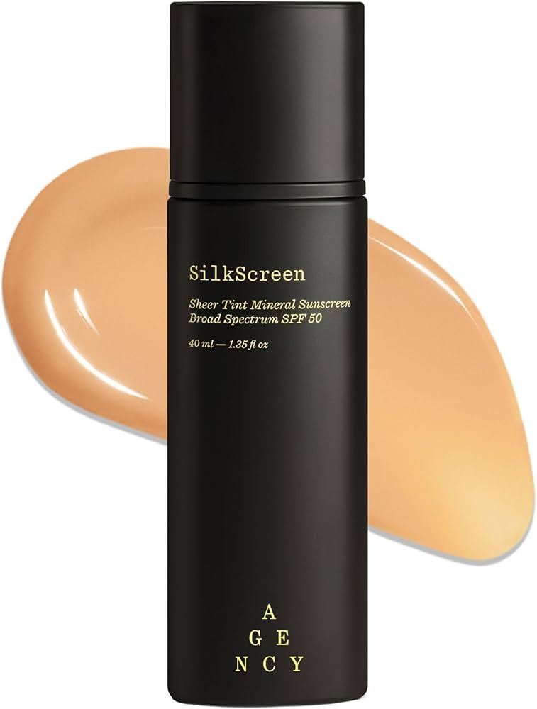 SilkScreen Sheer Tinted SPF 50 Mineral Face Sunscreen, Anti-Aging Hydrating Serum, Visibly Smooth... | Amazon (US)