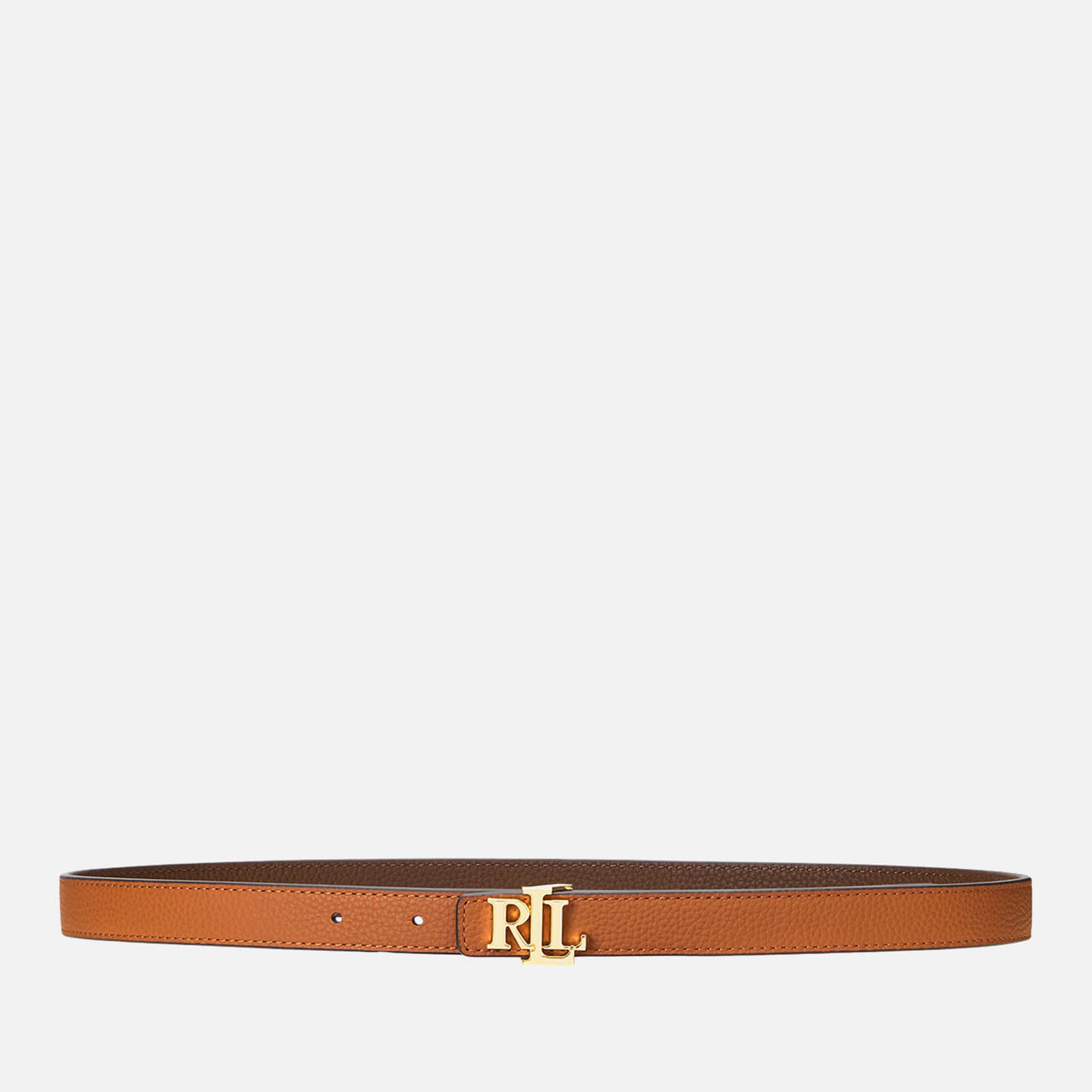 Lauren Ralph Lauren Women's Reversible 20 Skinny Belt - Lauren Tan/Dark Brown | The Hut (Global)