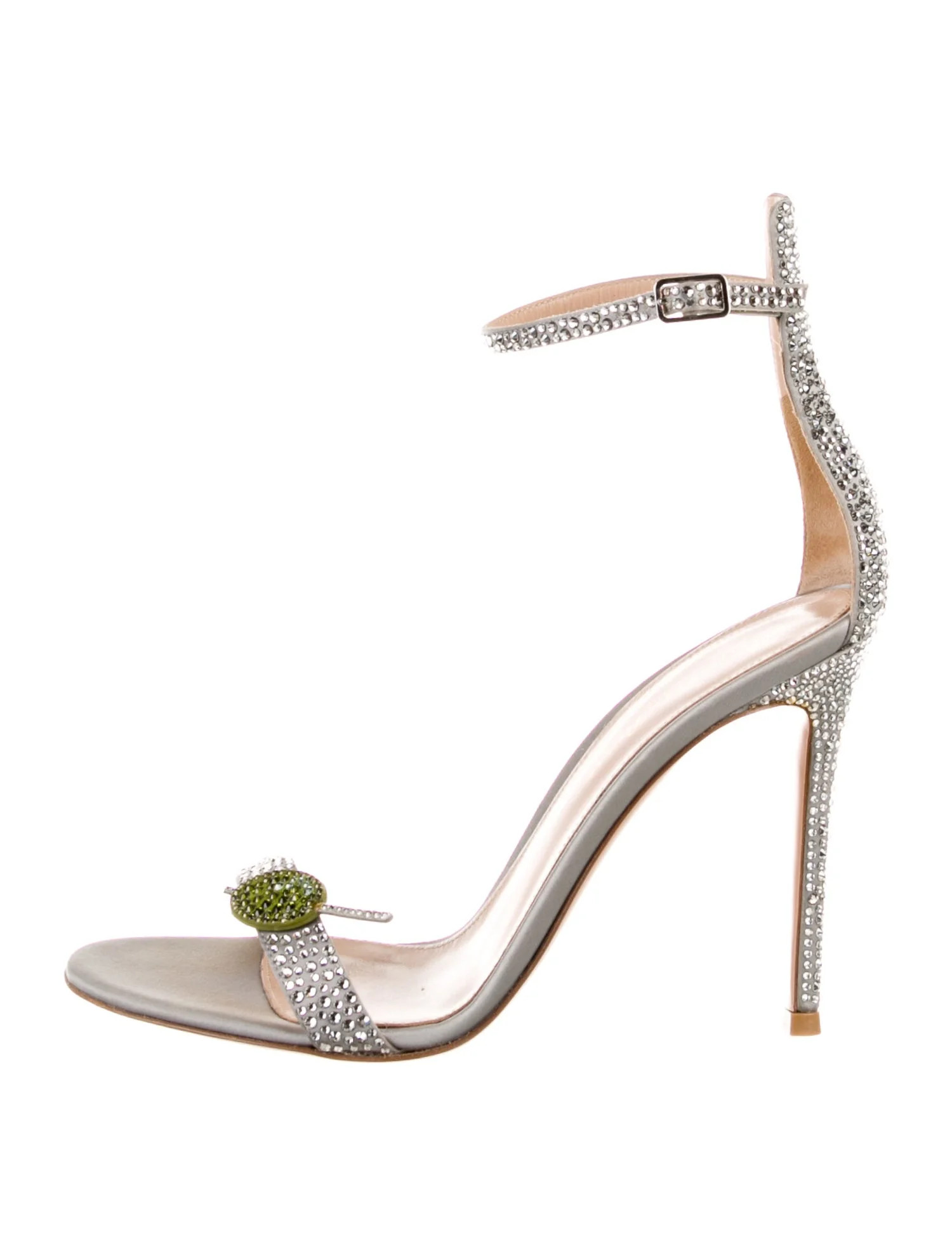 Crystal Crystal Embellishments Sandals | The RealReal