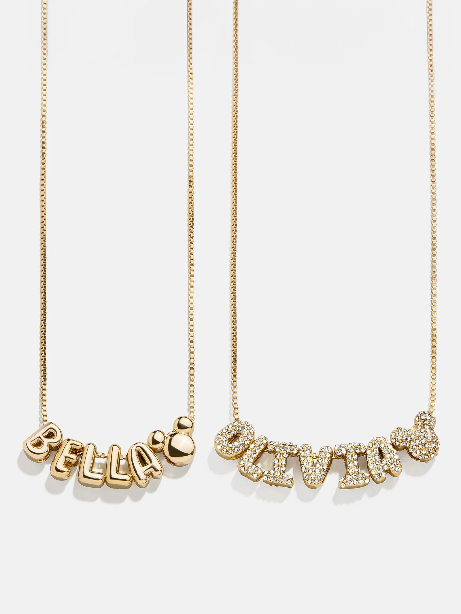 Disney Bubble Letter Custom Necklace | BaubleBar