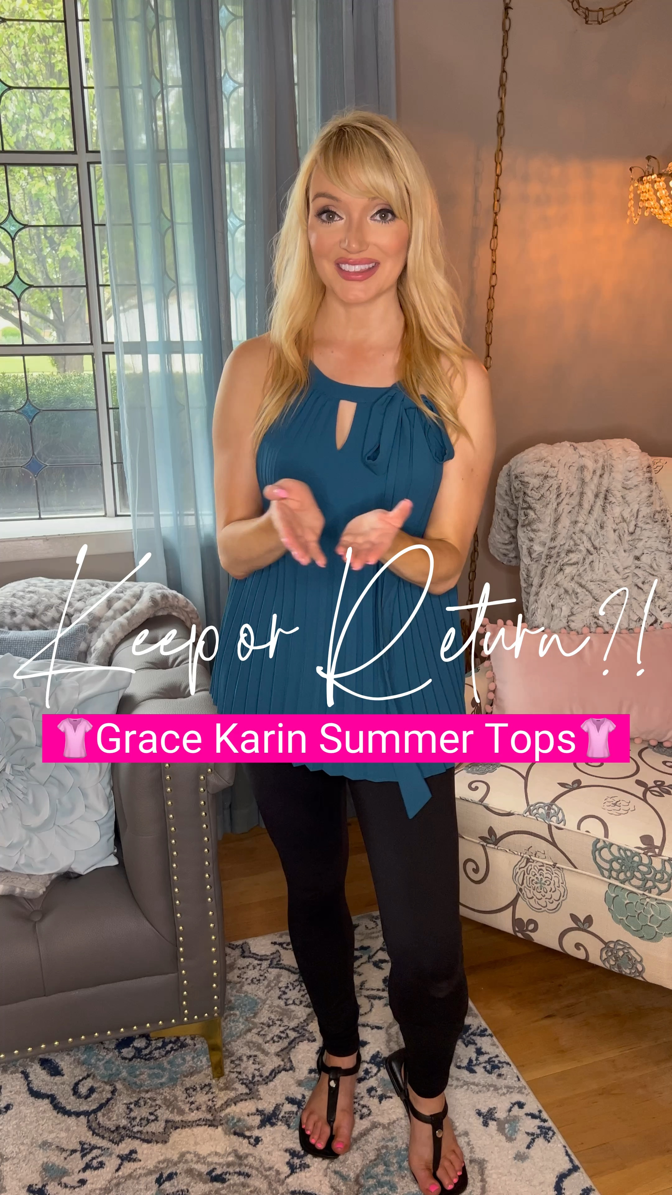 Summer tops from Amazon Fashion - tunic top - cami - one shoukder top - halter top - peplum top - summer fashion - summer outfit ideas - casual outfit - casual style - Amazon finds 

#LTKSeasonal #LTKstyletip #LTKunder50