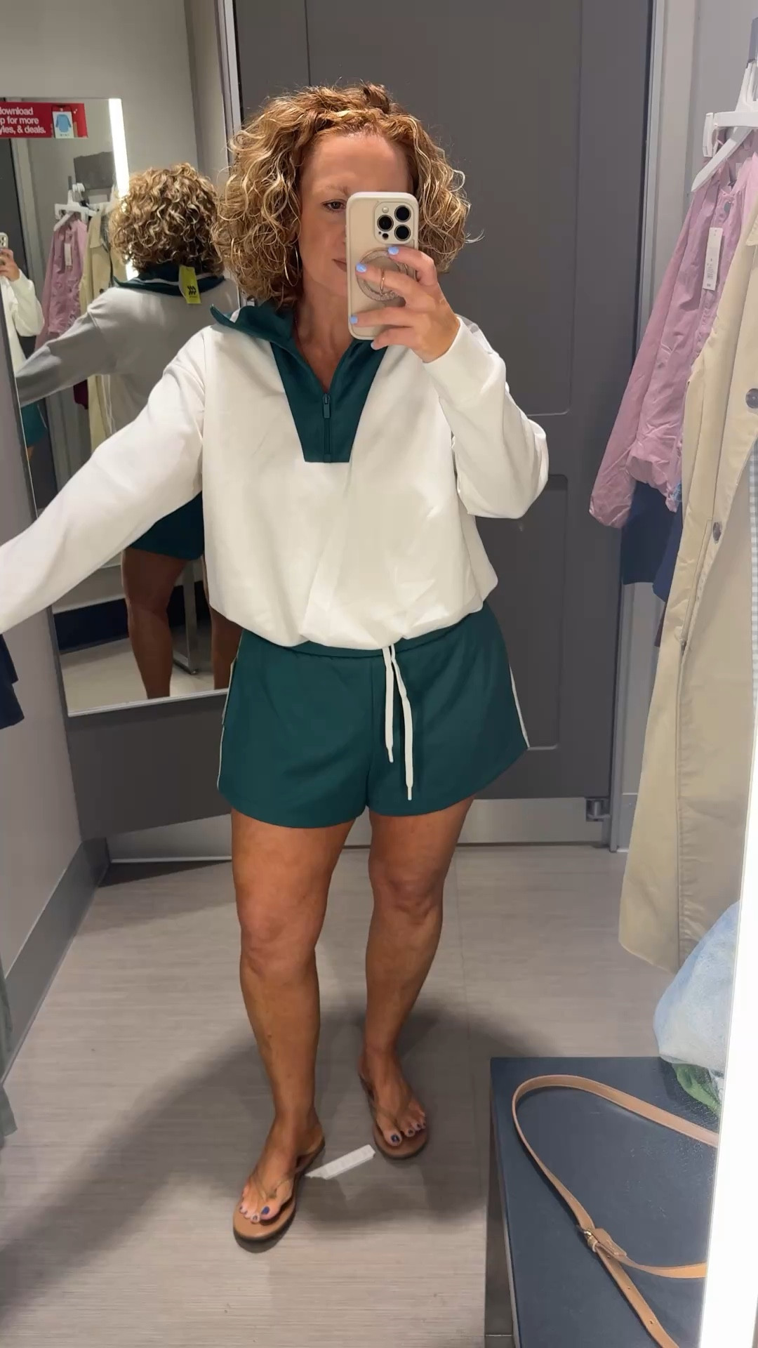 Such a cute matching set! Wearing a medium 

#LTKActive #LTKootd #LTKOver40