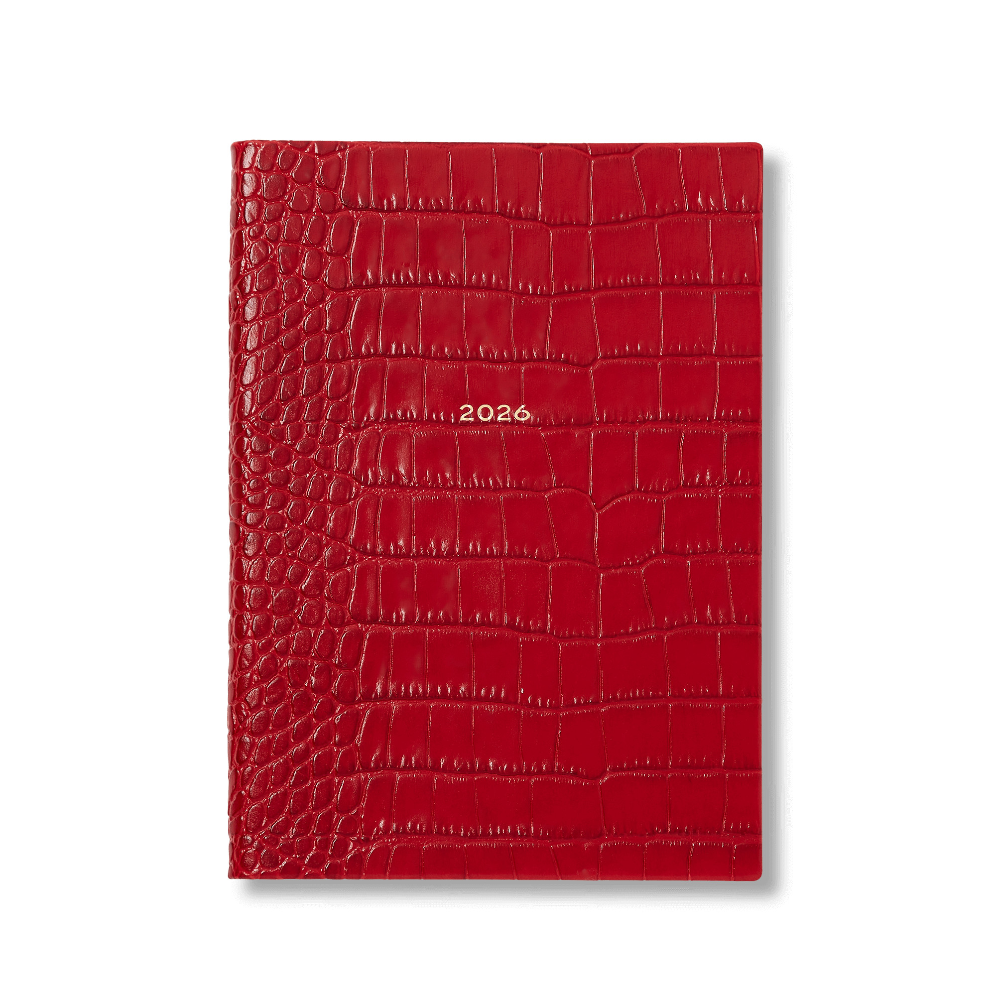 2026 Soho Weekly Journal in Mara in red | Smythson | Smythson