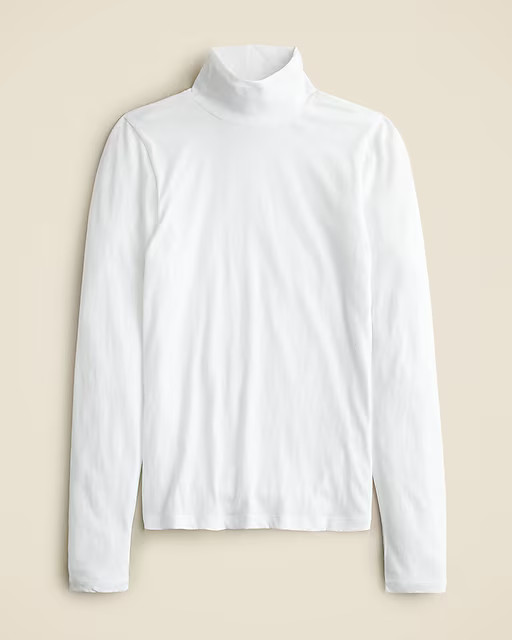 Tissue crepe turtleneck | J. Crew US