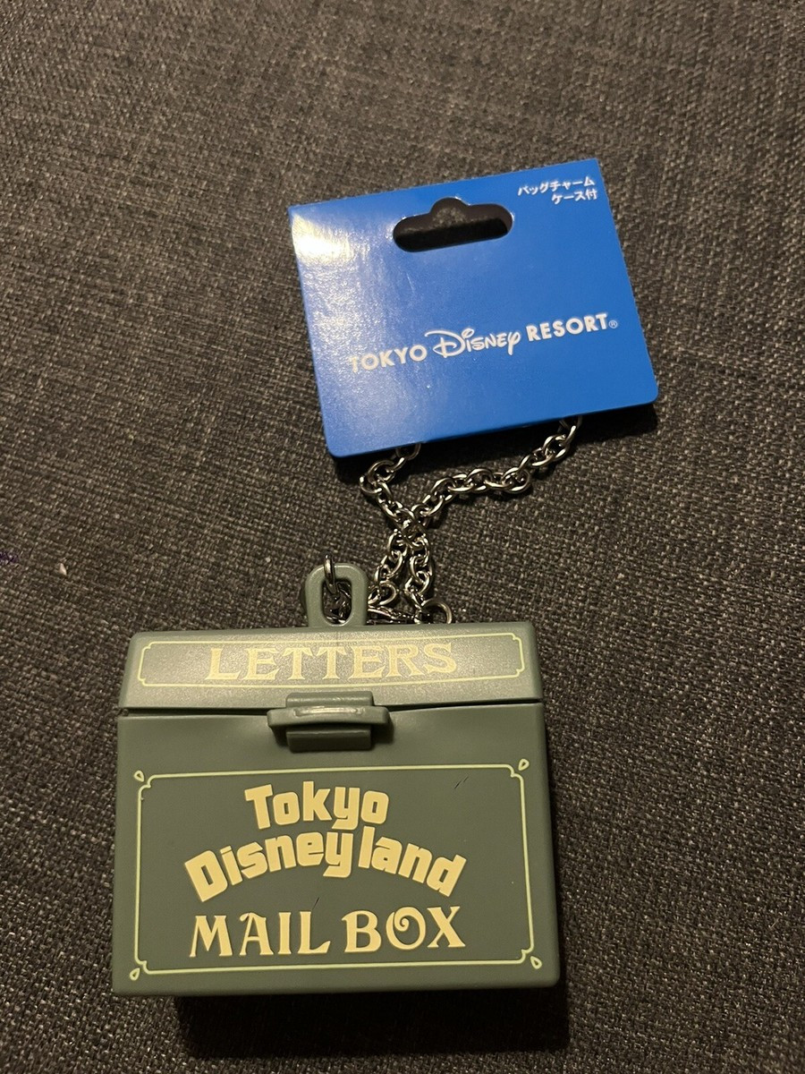 Tokyo Disneyland Mailbox Green Bag Charm Disney Resort Keychain Main Street | eBay US