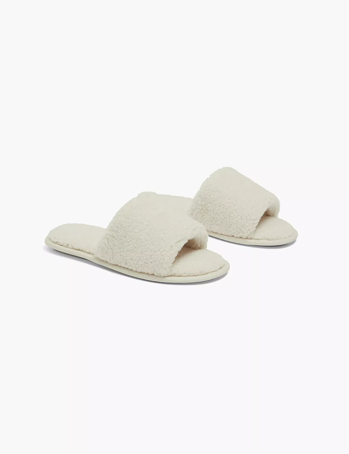Faux-Fur Slide Slippers | LaneBryant | Lane Bryant (US)