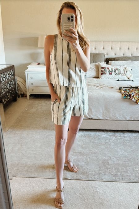 I love matching set! And this stripe neutral number can be worn with so many other things that I own or paired together. The perfect vacation outfit


#LTKStyleTip