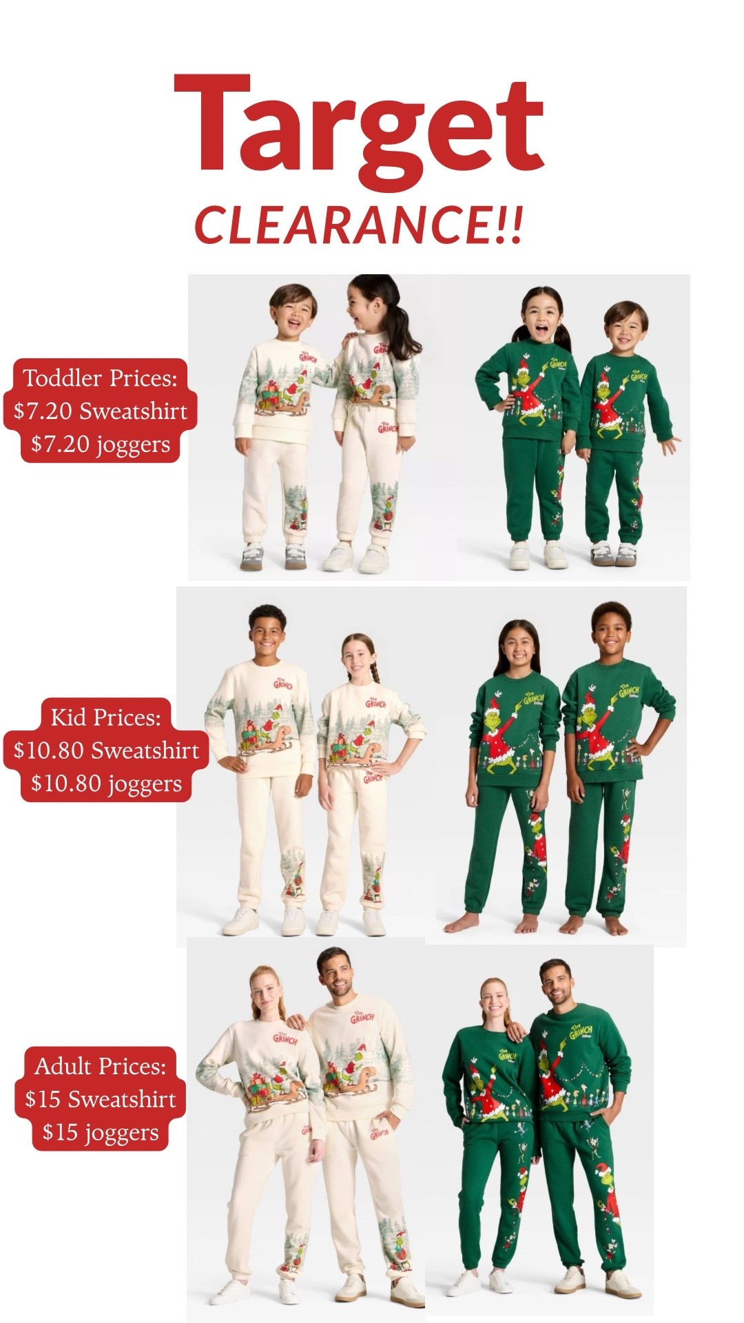 Target Christmas, family sets, the grinch, kid Christmas clothes, family Christmas, target Christmas finds, Christmas clothes

#LTKHoliday #LTKKids #LTKFamily
