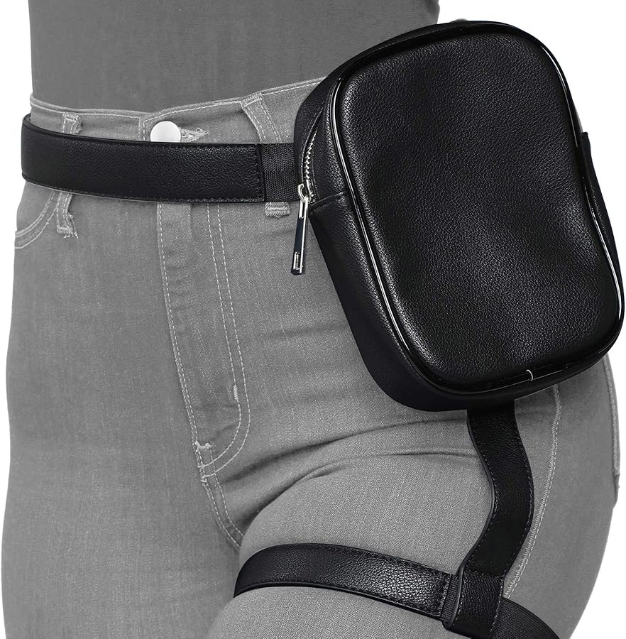 Thigh Harness Leg Bag Fanny Pack for Women - Leg Purse Fanny Packs Leather Women | Amazon (US)