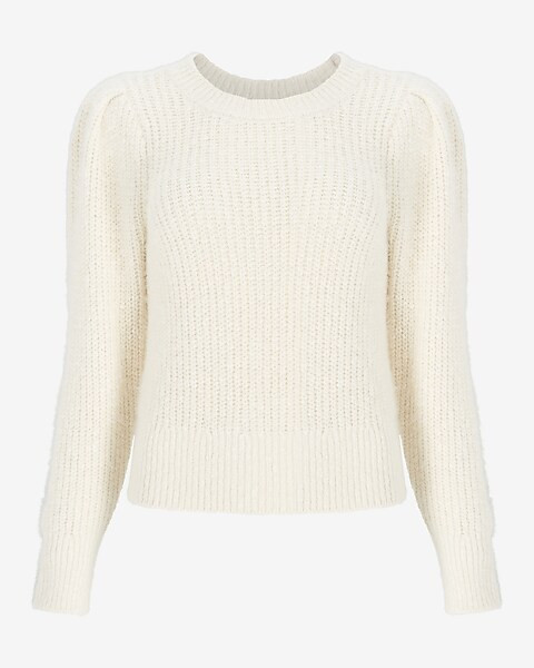 Cozy Puff Shoulder Sweater | Express