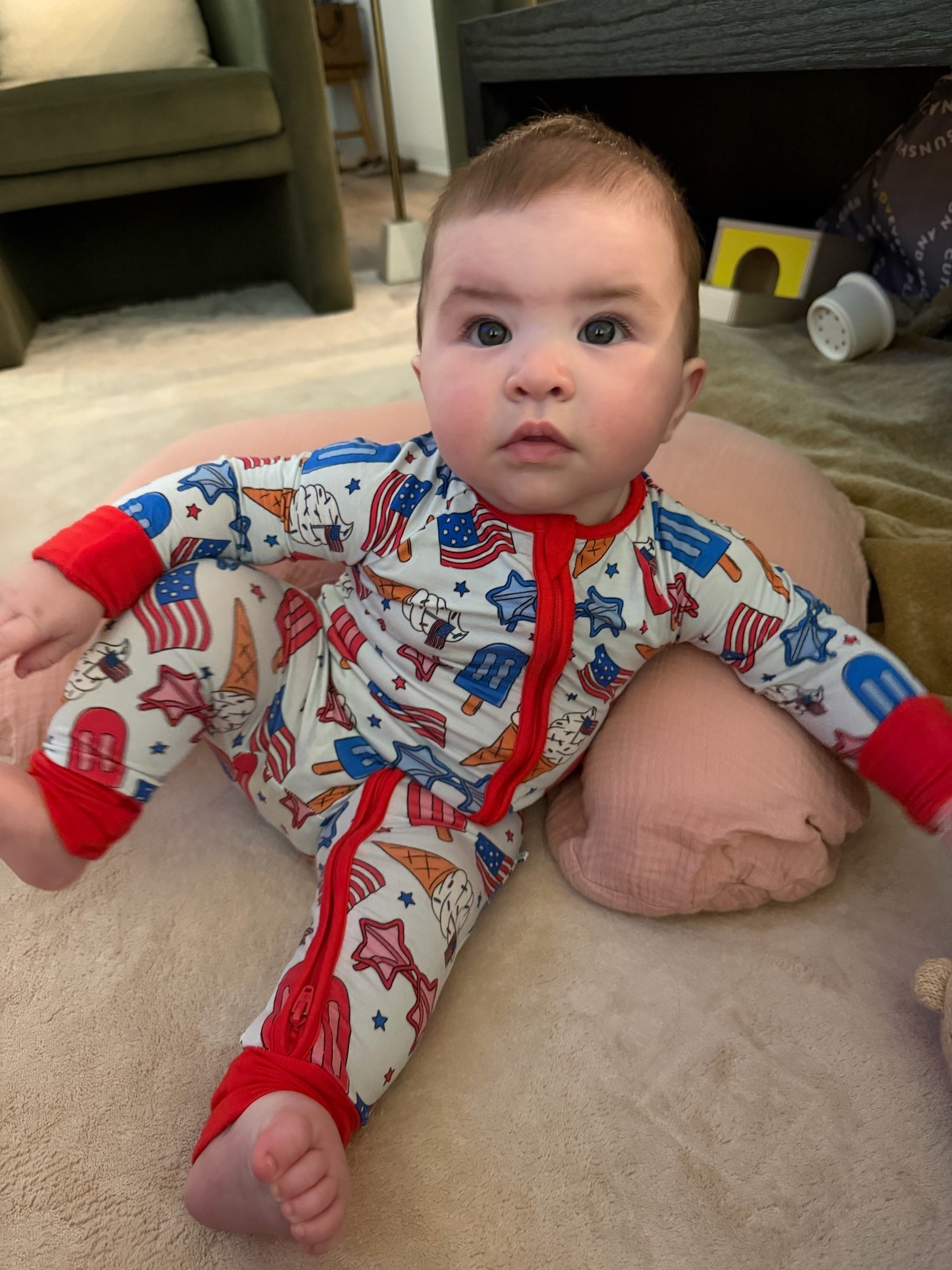 Cutest 4th of July jammies! Use code MAKENNAS