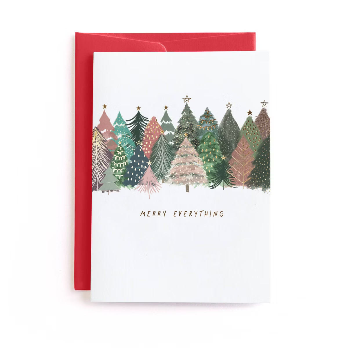 Minted Christmas Holiday Trees Greeting Card | Target