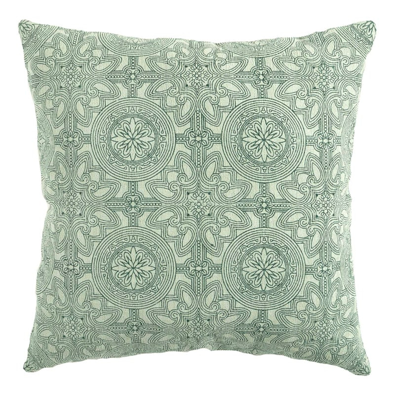 Tracey Boyd Green Relief Throw Pillow, 18" | At Home