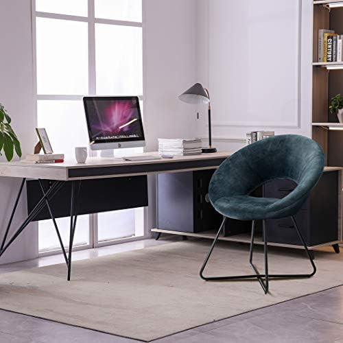 Duhome Modern Leathaire Velvet Upholstered Accent Chairs Dining Chairs Arm Chair for Living Room Fur | Amazon (US)