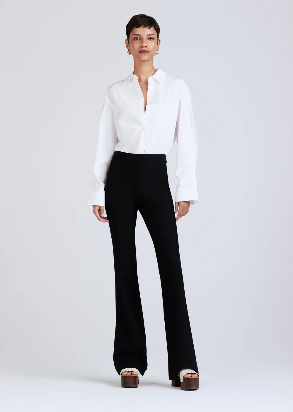 Crosby Flare Trouser | Derek Lam 10 Crosby | Derek Lam
