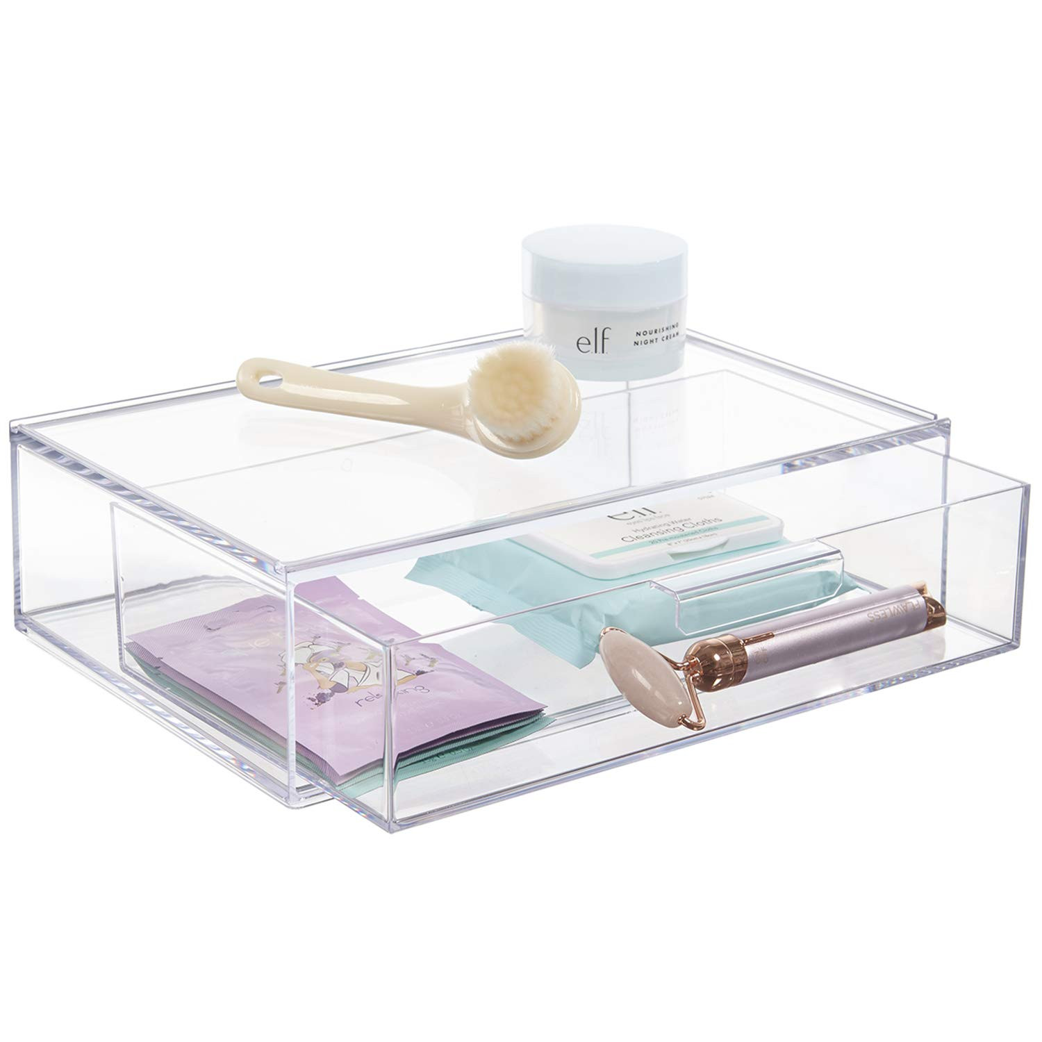 STORi Audrey Stackable Cosmetic Organizer Drawer 12" Wide | Clear | Amazon (US)
