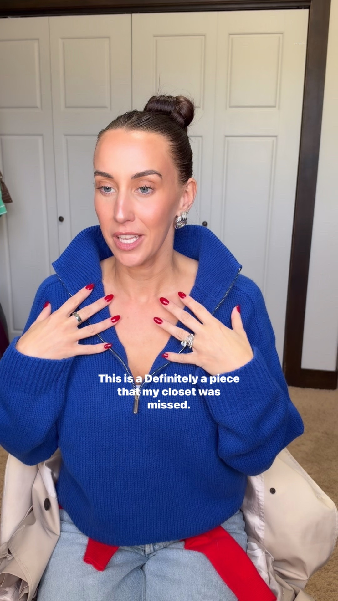 gorg @SEZANE royal blue sweater to add to my fall closet 💙

Size: S

#LTKootd #LTKSeasonal