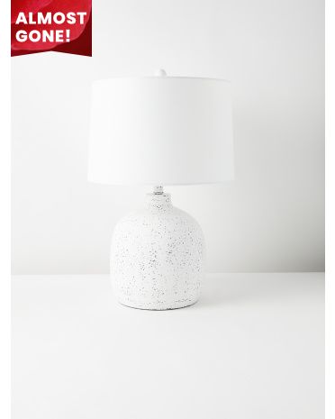 24in Resin Speckled Table Lamp | HomeGoods