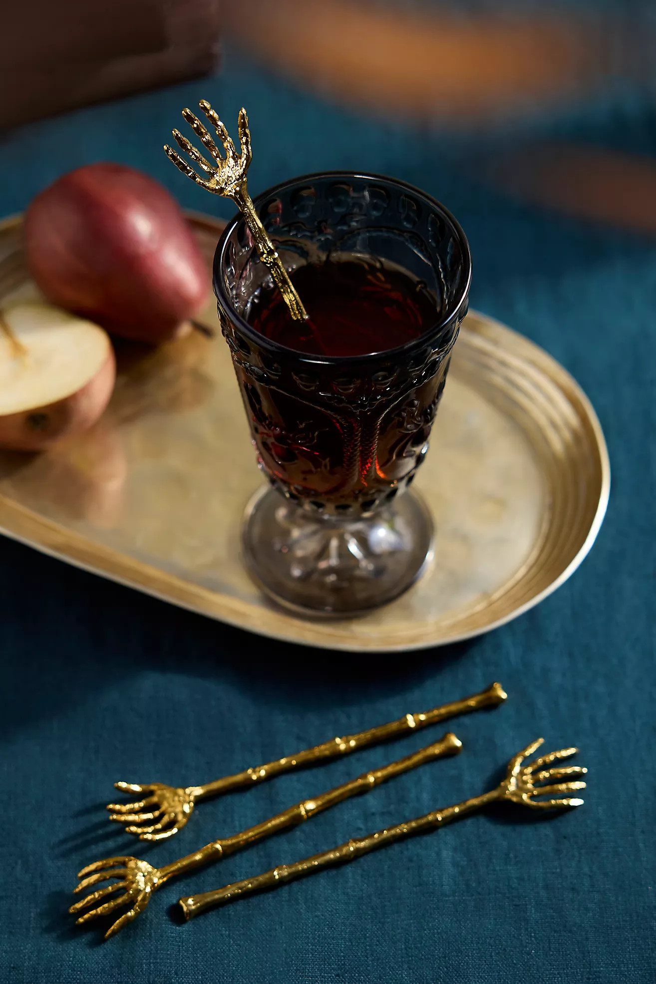 Skeleton Hand Cocktail Stirrers, Set of 4 | Anthropologie (US)