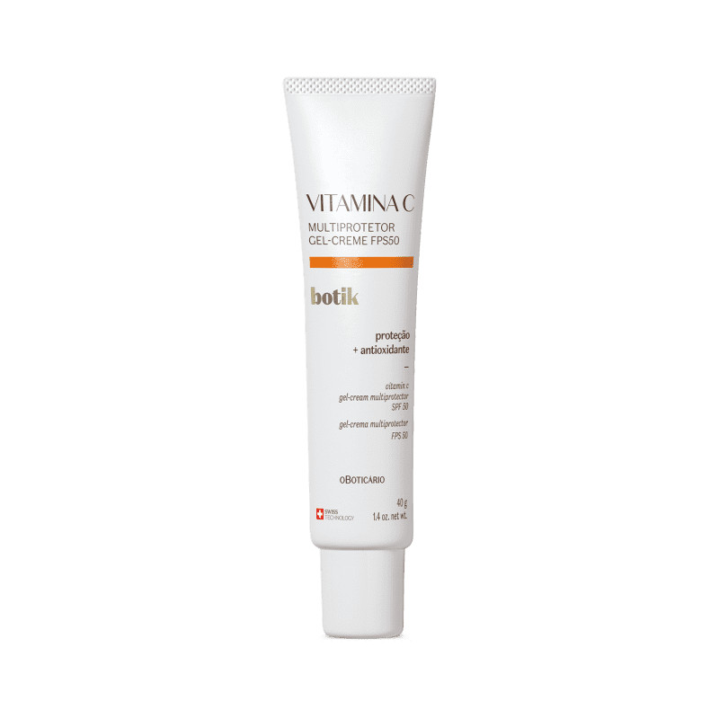Gel Creme Multiprotetor FPS50 Botik Vitamina C 40g | oBoticario (BR)
