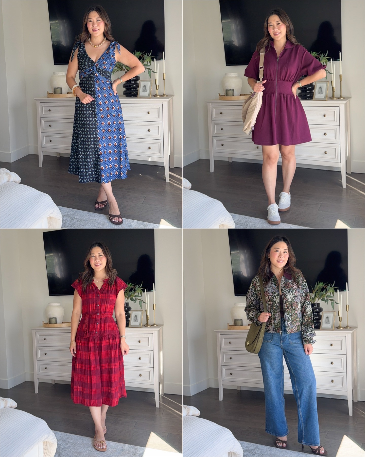 Walmart New Fall Arrivals // sweatshirt // joggers // dress // cardigan // patch pocket denim // athleisure wear Striped Tank: Medium Sweatshirt: Medium Joggers: Medium Printed Dress: Small Cardigan: Leopard Pants: Medium Raspberry Dress: Medium Red Plaid Dress: Small Brown Set: Medium Floral Jacket: Medium Jeans: 6 Short Striped Cardigan: Large Shawl: S/M

#LTKootd #LTKSeasonal
