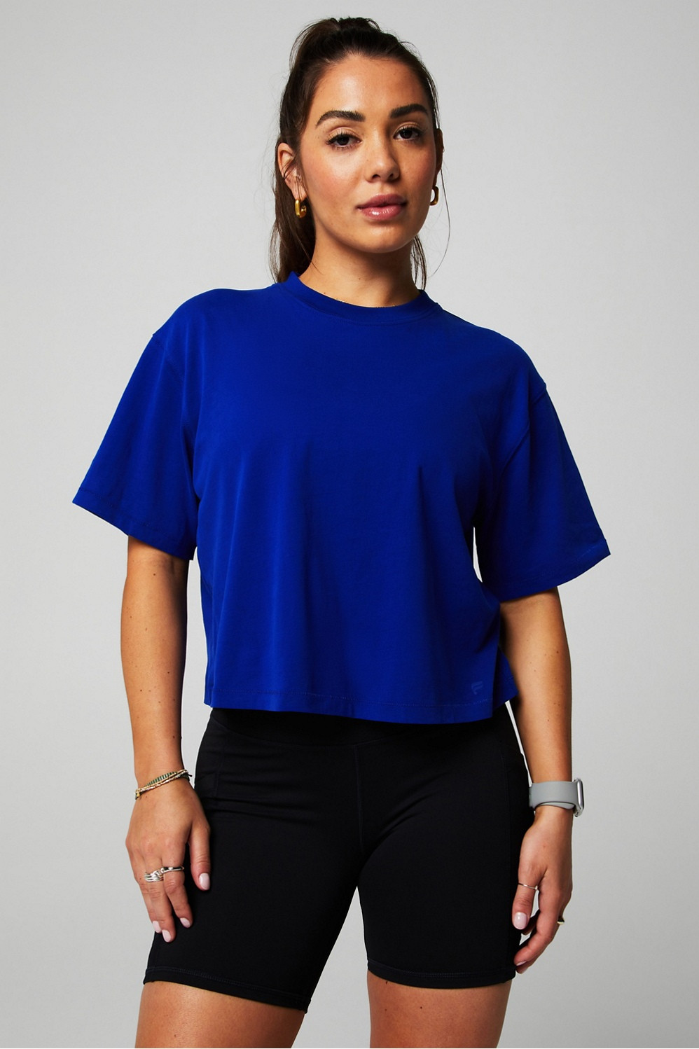100% Cotton Boxy Tee | Fabletics Europe