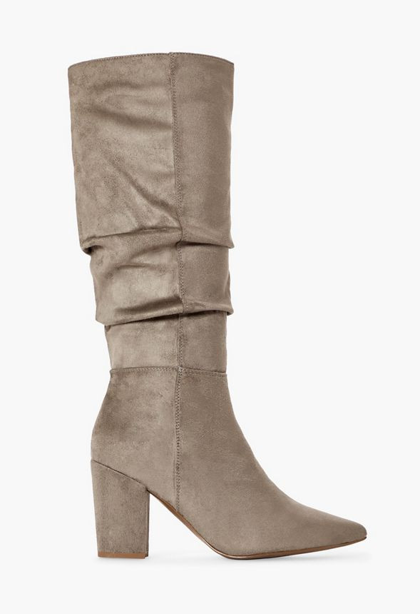 Hudson Slouchy Heeled Boot | JustFab