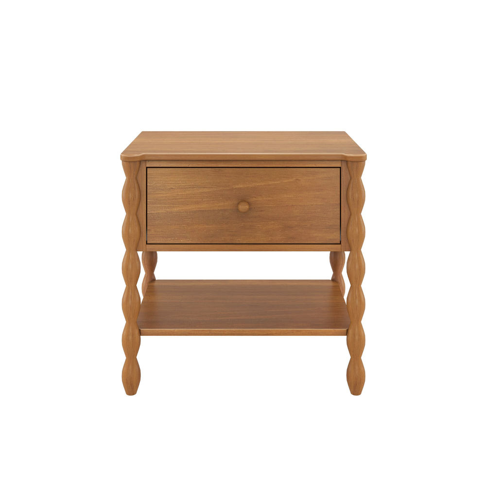 Lind Nightstand with Shelf | Plank+Beam