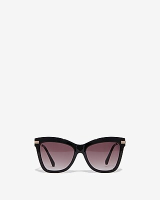 Metal Frame Cat Eye Sunglasses | Express