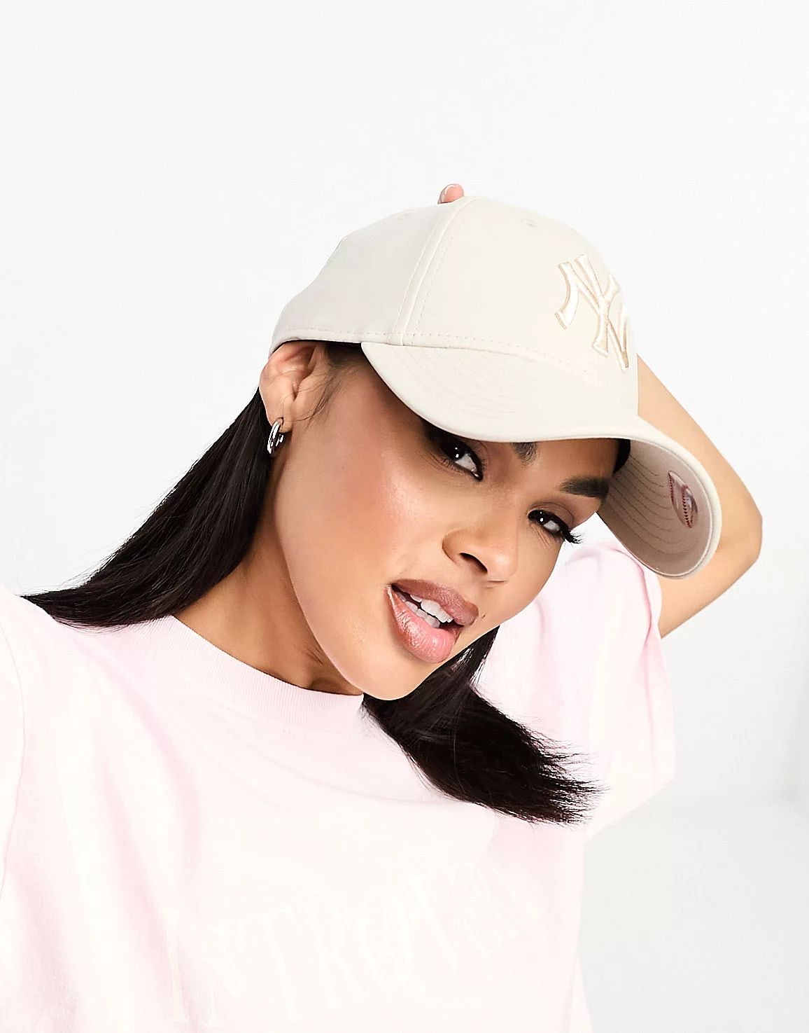 New Era NY cap in beige | ASOS (Global)