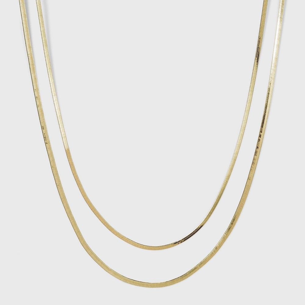 SUGARFIX by BaubleBar Layered Gold Necklace - Gold | Target