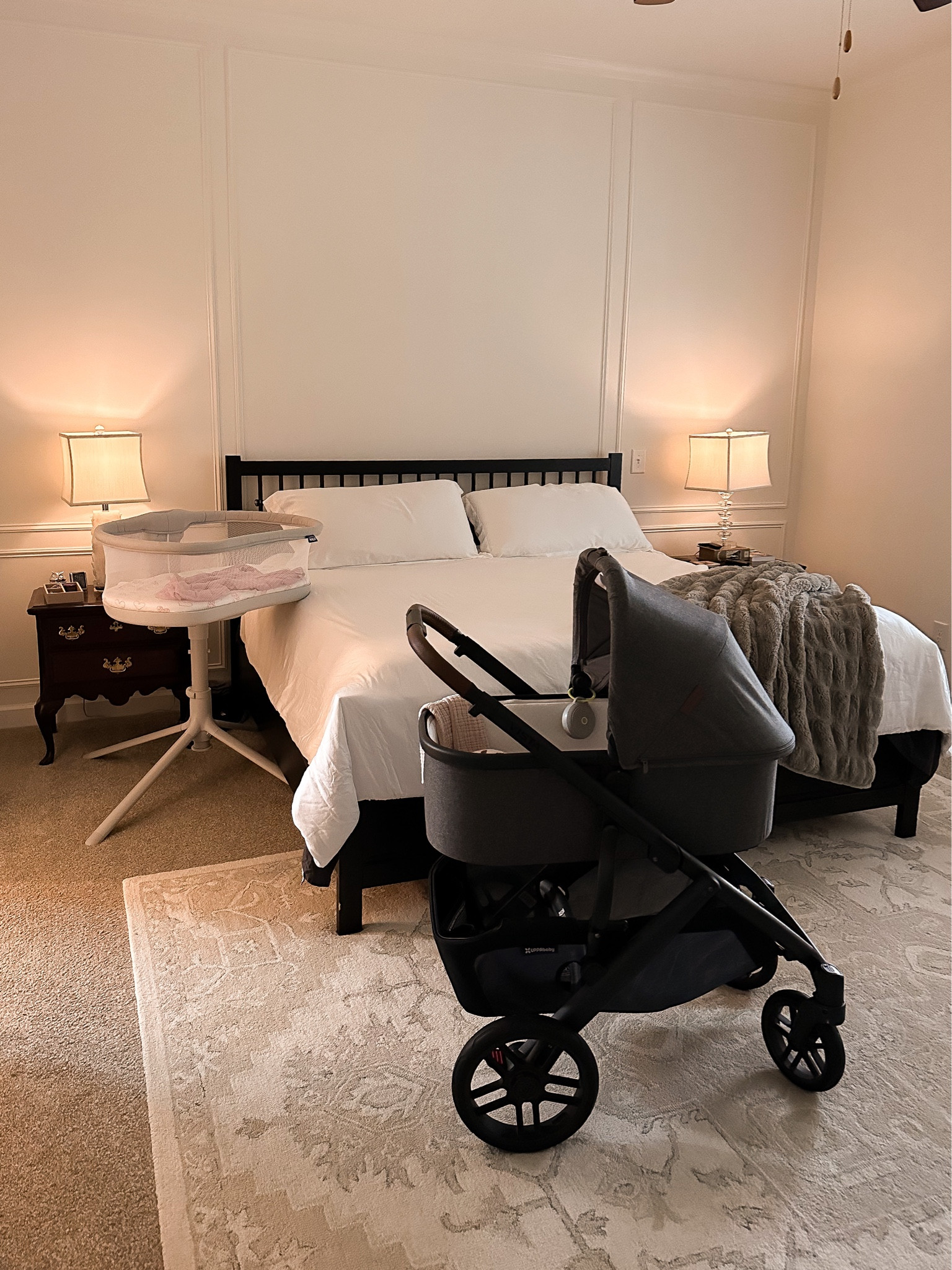 Linking items from our bedroom! This stroller and bassinet are some of our favorite items! We use the stroller for naps and push her around the house to whatever room we are in  

#LTKbaby #LTKhome #LTKfamily