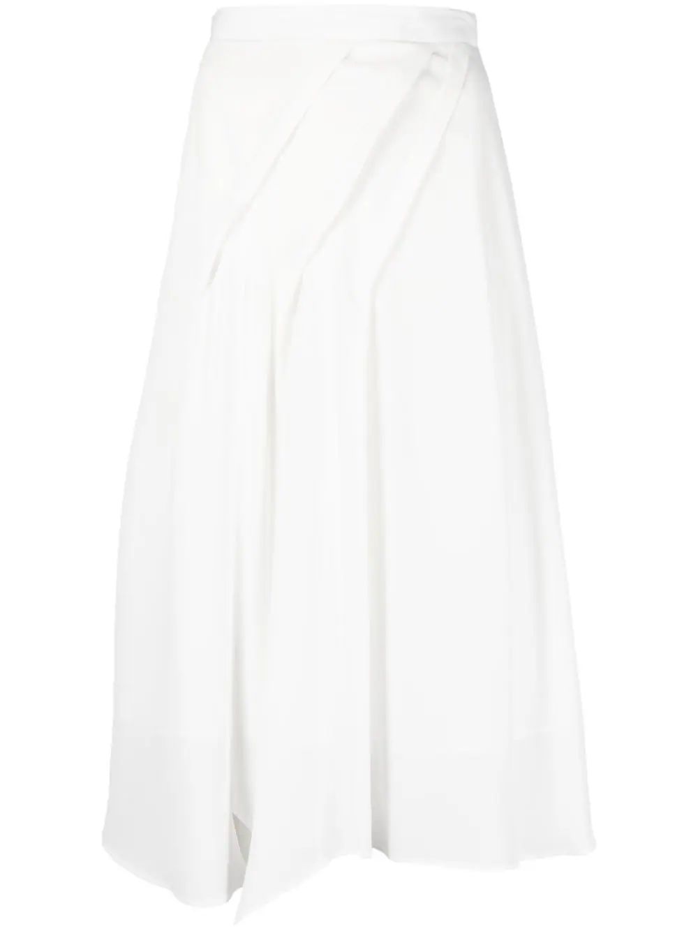 Blanca Vita Draped Midi Skirt - Farfetch | Farfetch Global