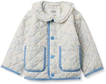 Amazon Essentials x Sofia Grainge Toddlers and Baby Girls' Midweight Field Jacket with Ruffle | Amazon (US)